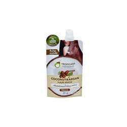 Кокосовая маска для волос без парабенов от Tropicana Oil, Coconut Hair Mask (non-parabe), 35 Гр