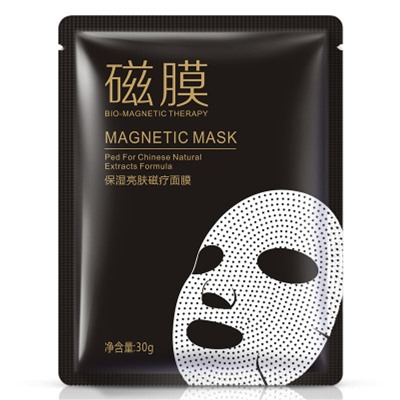 Тканевая маска с магнитами Bioaqua Bio-magnetic mask с экстрактом розы.