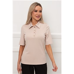 Блуза трикотажная бежевого цвета Вербена №2