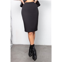 Юбка-карандаш чёрная Гвен №1