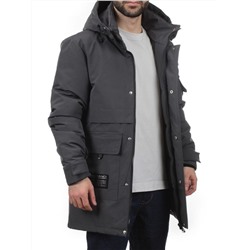 8895 DK. GRAY Куртка мужская зимняя облегченная (130 гр. холлофайбер)
