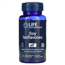 Life Extension, соевые изофлавоны, 135 мг, 30 вегетарианских капсул