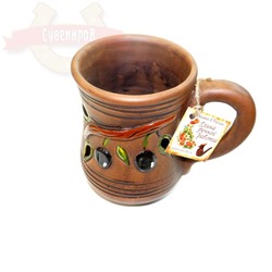 Подставка  для масла Оливки керамика роспись 16*15см