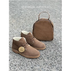 AB.Z. 3612/2 Vison С ДВОЙНЫМИ ШНУРКАМИ+AB.Z · Pelle · mochila serraje (610) АКЦИЯ