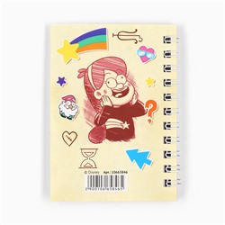 Блокнот А7, 28 листов, набор 4 шт., «Гравити Фолз»