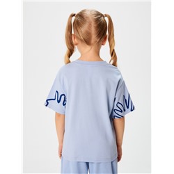 Футболка детская Gzhel_t-shirt васильковый Acoola