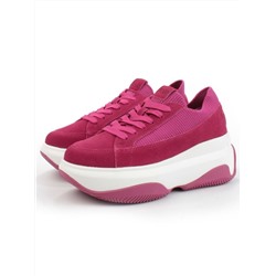05-A9000-6 PINK Кроссовки женские (натуральная замша)