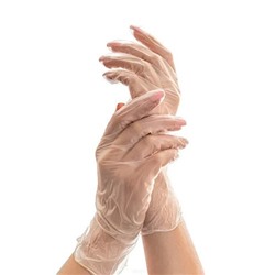 Перчатки виниловые прозрачные Primo Achromos Vinil размер S, 100 шт. (50 пар)