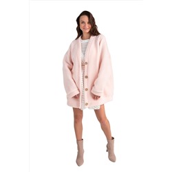 Кардиган ДЛИННЫЙ ТЕДДИ цвет Пудра