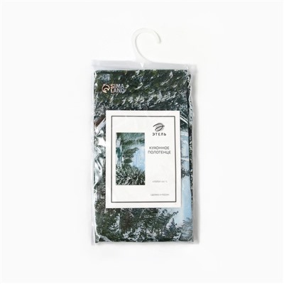 Полотенце кухонное новогоднее «Этель. Зимняя сказка», 40×70 см, 100% хлопок, саржа 190 г/м²
