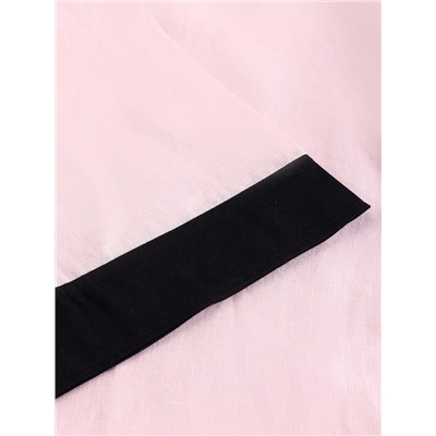 Халат женский длинный SL HOME Rose-52, лён 100%, розовый