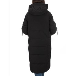 H303 BLACK Пальто зимнее женское (200 гр. холлофайбер)