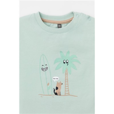 Фуфайка голубая дымка к476 Crockid