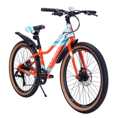 Велосипед 24" рама 12" 7sp COMIRON SMART ригид красный
