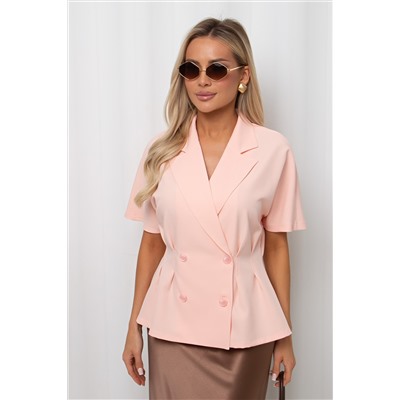 Жакет с короткими рукавами персикового цвета Абелия №2