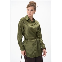 Рубашка Ямина (оливковый)