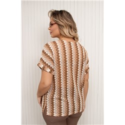 Блузка трикотажная с принтом Селеста №19