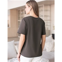 Футболка из премиального хлопка с авторским принтом