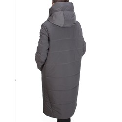 9069 DARK GRAY Пальто зимнее женское CORUSKY  (верблюжья шерсть)