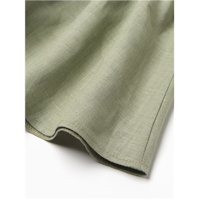 Платье детское Крошка Я Linen, р. 68-74, зеленый