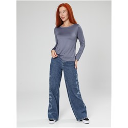 Энкар - лонгслив серый