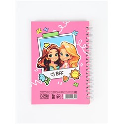 Анкета для девочки А5, 50 листов, твердая обложка «Девочки»