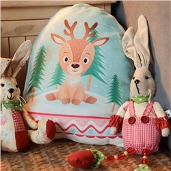 Подушка декоративная новогодняя «Этель. Олененок», 30×30 см