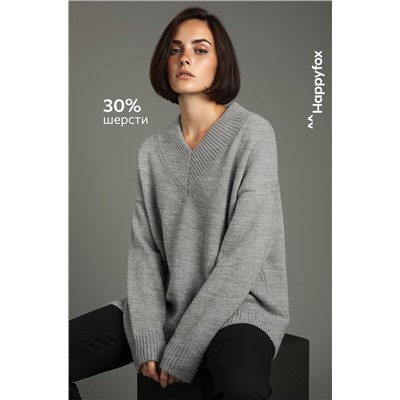 Женский свитер оверсайз Happyfox
