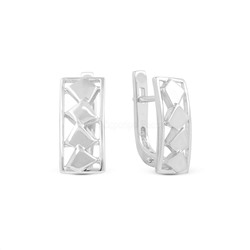 Серьги из серебра родированные 925 пробы 2-3048р