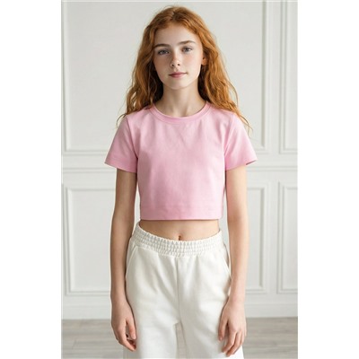 Укороченная футболка для девочки Happyfox