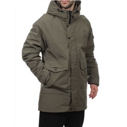 8897 GREEN Куртка мужская зимняя облегченная (130 гр. холлофайбер)