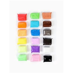 Воздушный пластилин, 18 цветов, МИКС