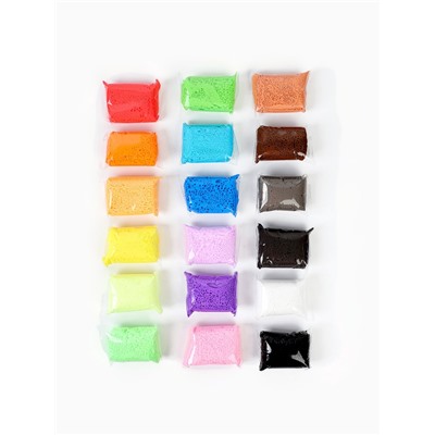 Воздушный пластилин, 18 цветов, МИКС