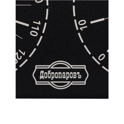 Термометр - гигрометр для бани и сауны «Добропаровъ», металлический, алюминий