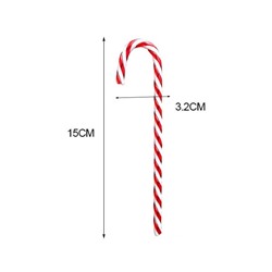 Украшение на ёлку "Леденцы-Трости" акриловые 15 см., набор 6 штук