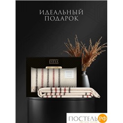 Estia  ТРЕВИ Плед беж-кор 150х200/10х2 см, 1 пр, 100% шерсть , 350 гр/м2