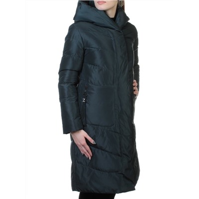 8033 DK. GREEN Пальто пуховик зимнее Jarius (био-пух)