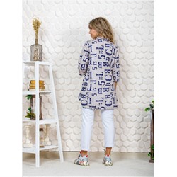 445 Туника "Буквы на песочном"