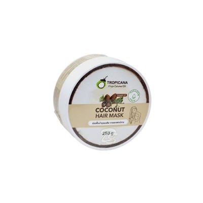Кокосовая маска для волос без парабенов от Tropicana Oil, Coconut Hair Mask (non-parabe), 250 Гр