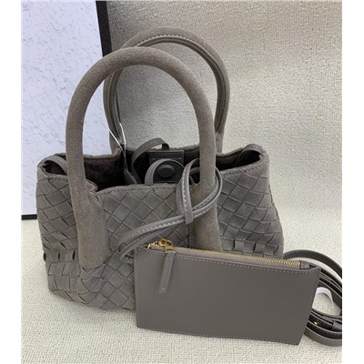 Женская сумка, замша,  MIRONPAN  90512 Серый