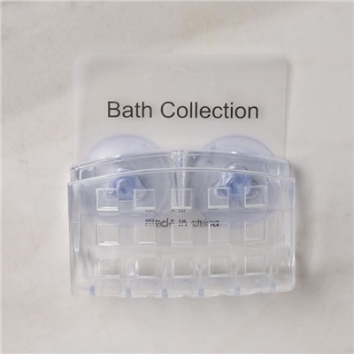 Мыльница настенная на присосках Bath Collection, 9.5×5×6 см, МИКС