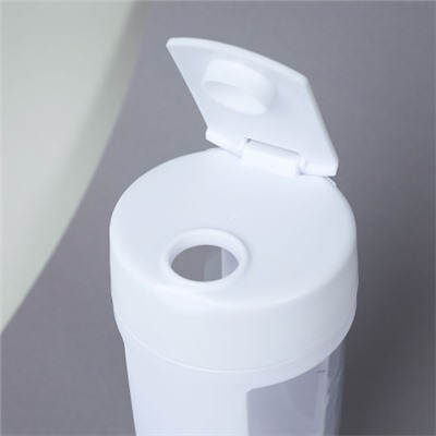 Бутылка/Шейкер MODERN SHS-590 белый, для спортивного питания 590ML/уп60