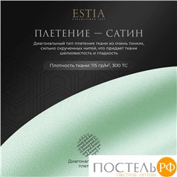 Estia ОРНЕЛЛА ментол КПБ 220х240-1/240х260-1/50х70-2/70х70-2, 6 пр., тенсель