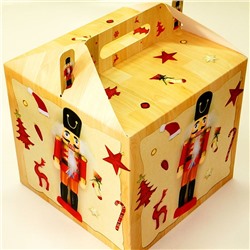 Коробка подарочная 28*28*26 см Щелкунчик