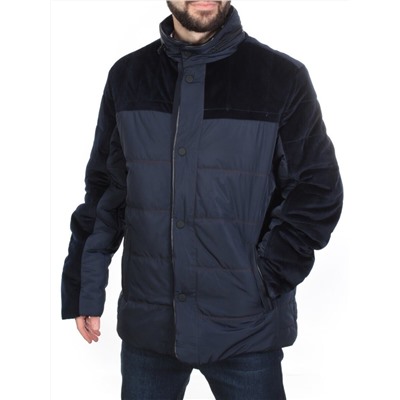 J8201B PURPLISH BLUE Куртка мужская зимняя NEW B BEK (150 гр. холлофайбер)