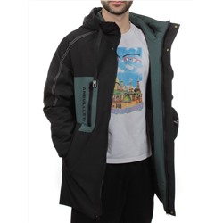 2171 BLACK GREEN Куртка мужская зимняя облегченная (130 гр. холлофайбер)