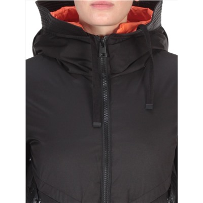 GWD21336P BLACK Пальто зимнее женское PURELIFE (200 гр. холлофайбер)