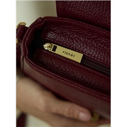 Женская кожаная сумка Richet 3292LG 839 Бордовый