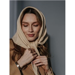 Косынка вязаная мериносовая, Шампань