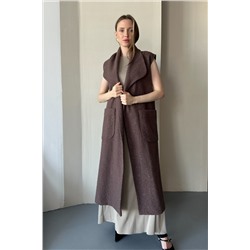 Жилет  LAMB079/01/Кофейный